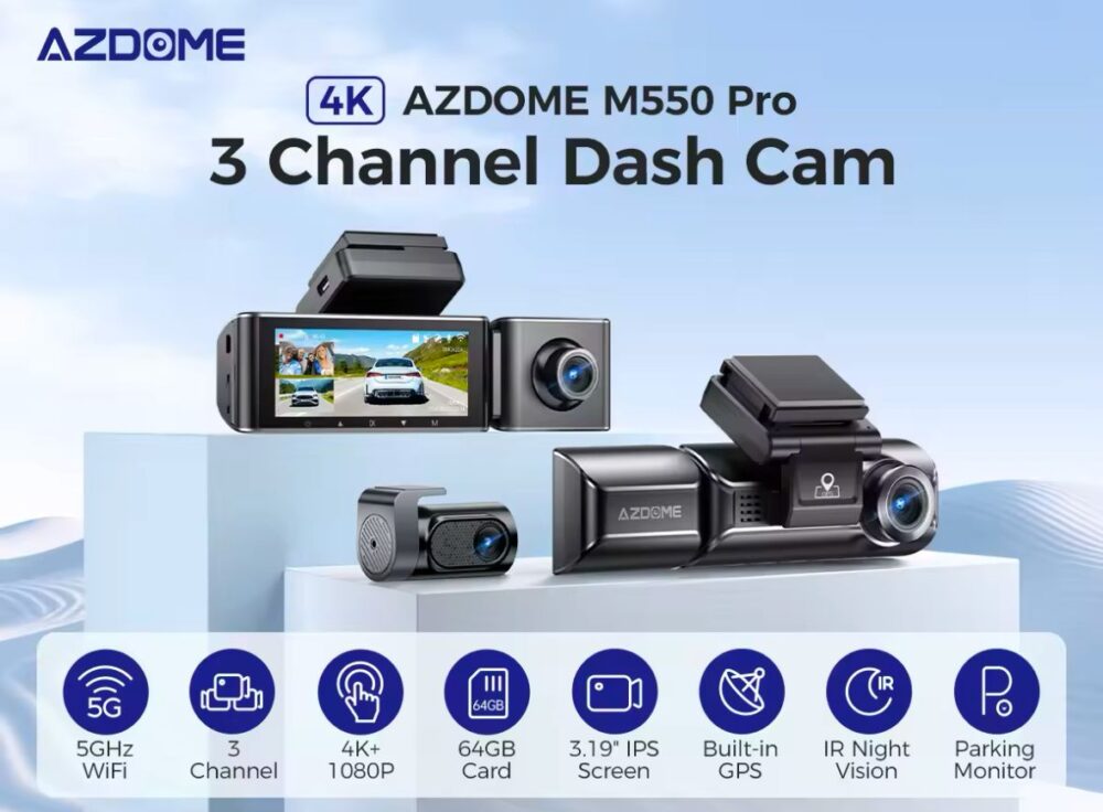 azdome dash cam 550pro