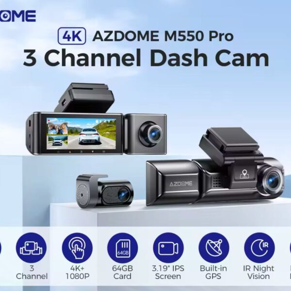 azdome dash cam 550pro